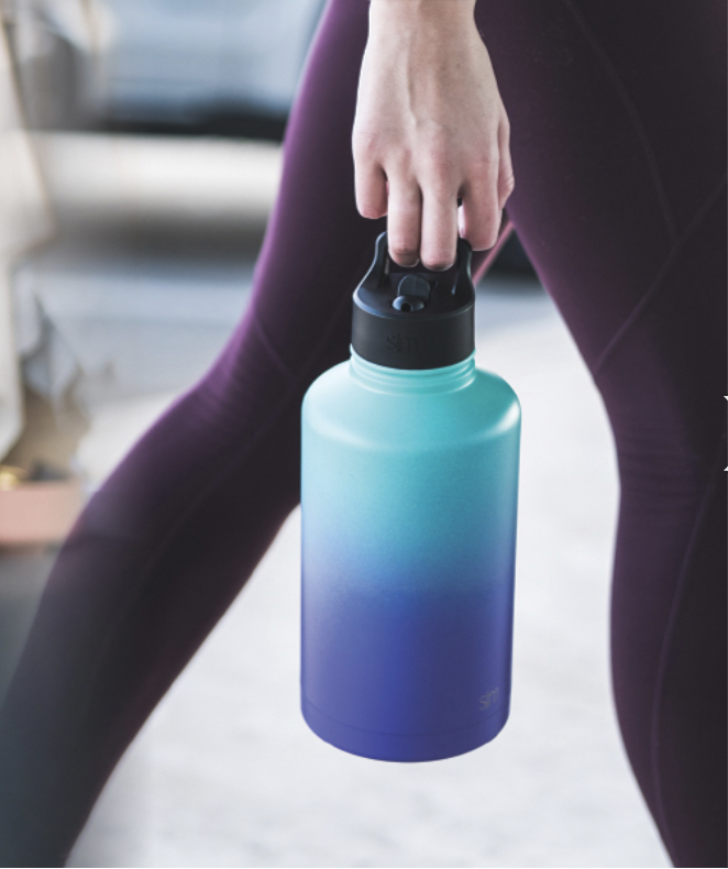 Carrying a water bottle