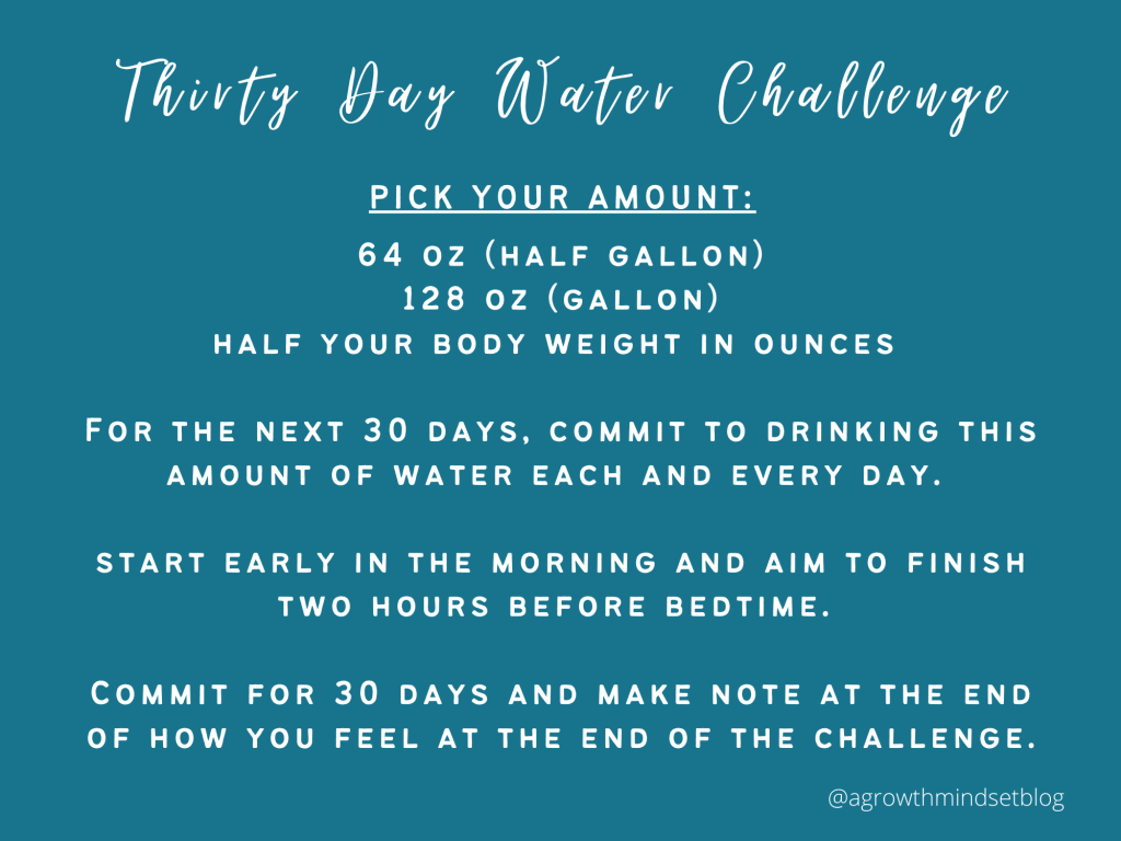 Thirty Day Water Challenge