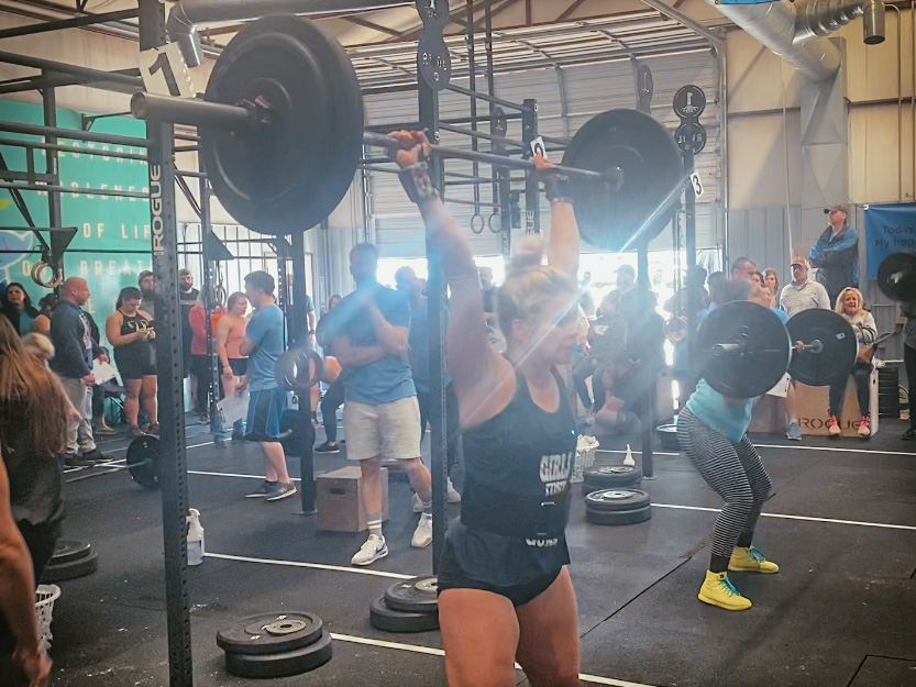 Jeri at a Crossfit Competition